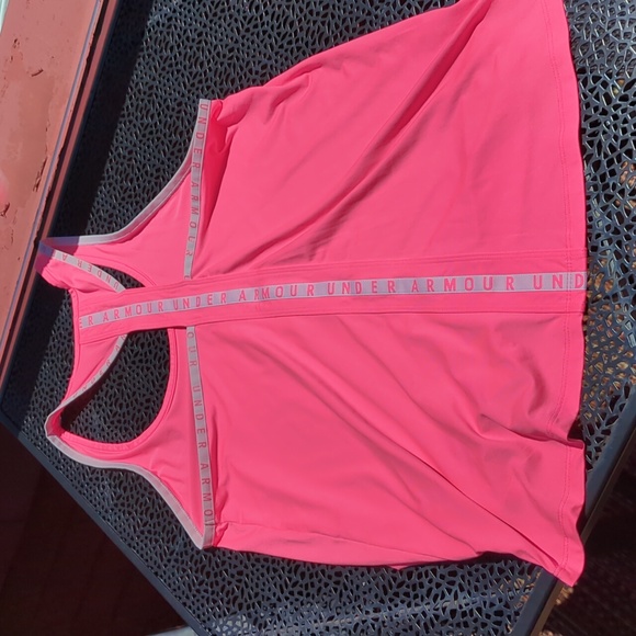 Under Armour Hot Pink Racer Back Tank - Picture 5 of 6